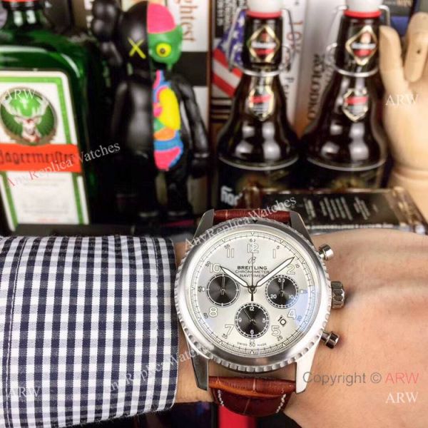 2019 Replica Breitling Navitimer Chronograph Blue Dial Blue Leather Band Watches 2019 Replica Breitling Navitimer Chronograph Blue Dial Blue Leather Band Watches