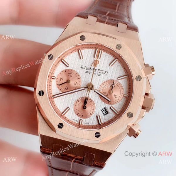 Swiss Copy Audemars Piguet Royal Oak Chronograph BF Asia 7750 Watch Rose Gold Swiss Copy Audemars Piguet Royal Oak Chronograph BF Asia 7750 Watch Rose Gold