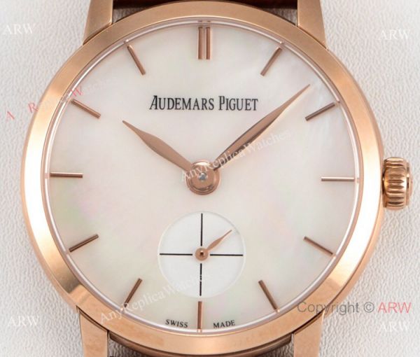 GBF Replica Audemars Piguet Jules Audemars Cal.3090 Watch Rose Gold White MOP Dial GBF Replica Audemars Piguet Jules Audemars Cal.3090 Watch Rose Gold White MOP Dial
