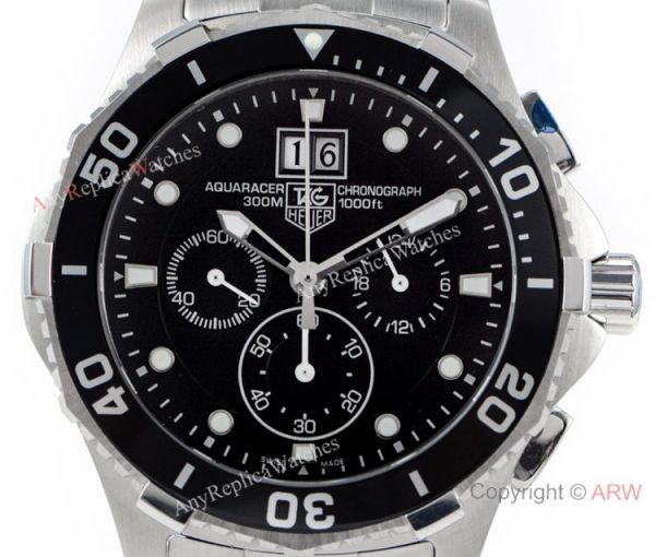 Copy Tag Heuer Aquaracer 300m Stianless Steel Black Bezel Watch SWISS QUARTZ Copy Tag Heuer Aquaracer 300m Stianless Steel Black Bezel Watch SWISS QUARTZ