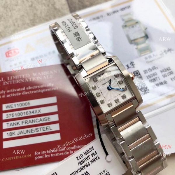 Copy Cartier Tank CC708177 Two Tone Rose Gold 25mm watch for Sale Copy Cartier Tank CC708177 Two Tone Rose Gold 25mm watch for Sale