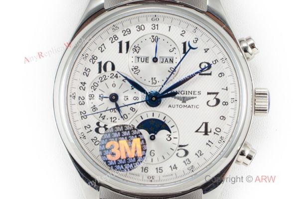Longines Master Collection Moonphase SS Brown Leather Strap Watch Swiss Grade 1 Longines Master Collection Moonphase SS Brown Leather Strap Watch Swiss Grade 1