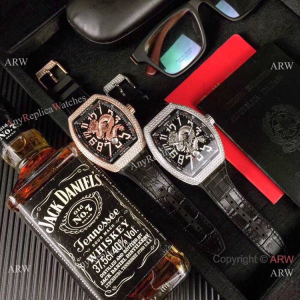 Replica Franck Muller Vanguard limited Edition Dragon King Watch SS Diamond Replica Franck Muller Vanguard limited Edition Dragon King Watch SS Diamond