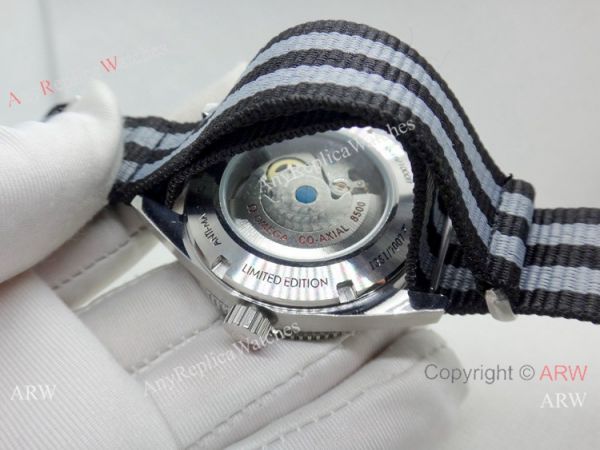 Omega Seamaster 300 Spectre Watch Replica Nato Strap Stainless Steel Case Omega Seamaster 300 Spectre Watch Replica Nato Strap Stainless Steel Case