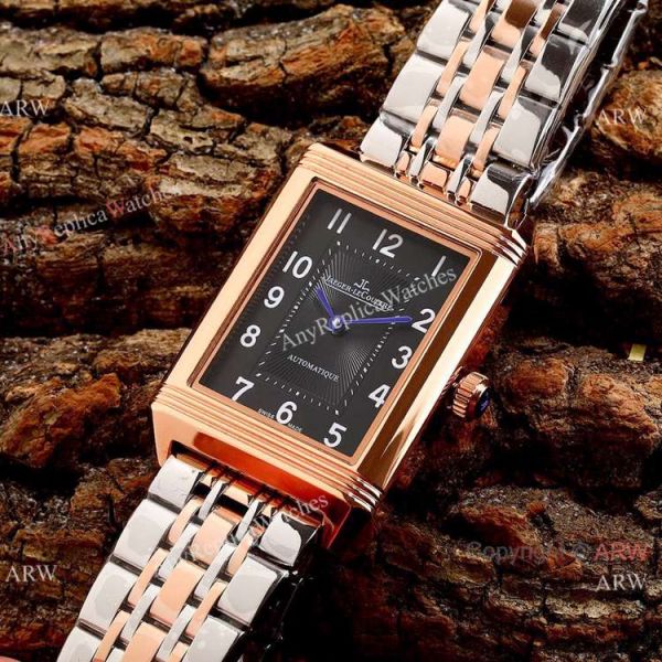 New Copy Jaeger-LeCoultre Reverso Classic 46mm Watch Stainless Steel Black Face New Copy Jaeger-LeCoultre Reverso Classic 46mm Watch Stainless Steel Black Face