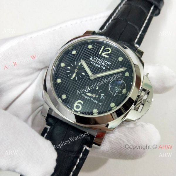 Best Quality Replica Panerai Luminor Power reserve Regatta PAM222 Watch Black Dial Best Quality Replica Panerai Luminor Power reserve Regatta PAM222 Watch Black Dial