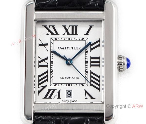 (ER)Swiss replica Cartier Tank Solo Automatic 31mm Watch White Dial Leather Strap (ER)Swiss replica Cartier Tank Solo Automatic 31mm Watch White Dial Leather Strap