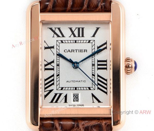 (ER) Swiss Replica Cartier Tank Solo Automatic White Dial Rose Gold Watch 31mm (ER) Swiss Replica Cartier Tank Solo Automatic White Dial Rose Gold Watch 31mm