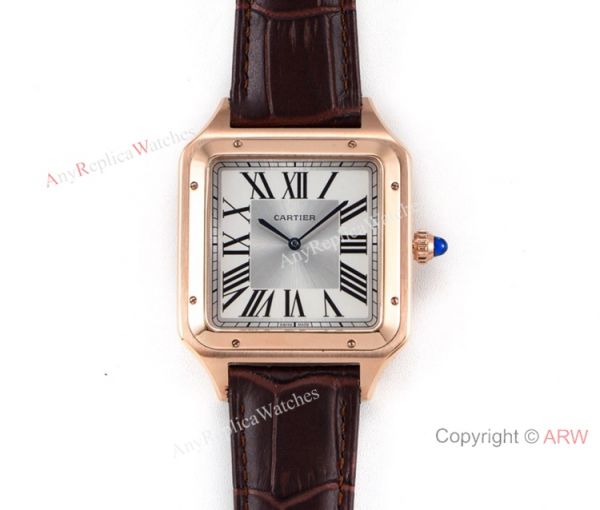 Swiss 9015 Cartier Santos-Dumont Rose Gold Watch New Cartier Watches Swiss 9015 Cartier Santos-Dumont Rose Gold Watch New Cartier Watches