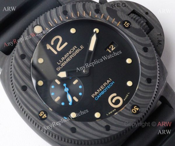 1:1 Best Edition Swiss Panerai Luminor 1950 Submersible Carbon Watch VS Factory 1:1 Best Edition Swiss Panerai Luminor 1950 Submersible Carbon Watch VS Factory