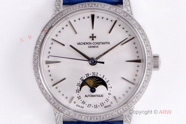 (VC) Vacheron Constantin Patrimony Moon ETA2824 Watch Vacheron Constantin Geneve Fake Wrist (VC) Vacheron Constantin Patrimony Moon ETA2824 Watch Vacheron Constantin Geneve Fake Wrist