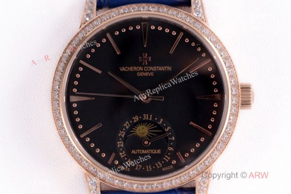 (VC) Swiss Vacheron Constantin Patrimony Moon 32mm Watch Rose Gold Vacheron Constantin Geneve Fake Wrist (VC) Swiss Vacheron Constantin Patrimony Moon 32mm Watch Rose Gold Vacheron Constantin Geneve Fake Wrist