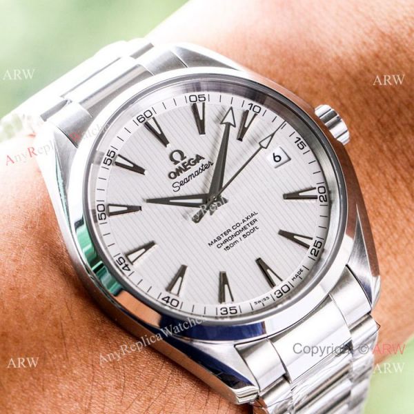 (VSF)Omega Seamaster Aqua Terra Copy Watch SS White Dial (VSF)Omega Seamaster Aqua Terra Copy Watch SS White Dial
