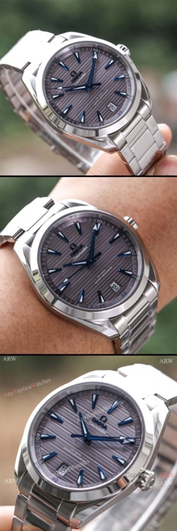 Swiss Grade 1 Omega Seamaster Aqua Terra Master 150m SS Gray Dial VSF 8900 Watch Swiss Grade 1 Omega Seamaster Aqua Terra Master 150m SS Gray Dial VSF 8900 Watch