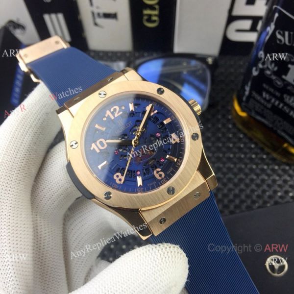 Copy Hublot Classic Fusion Skeleton Face Rose Gold Watch 2019 New Copy Hublot Classic Fusion Skeleton Face Rose Gold Watch 2019 New