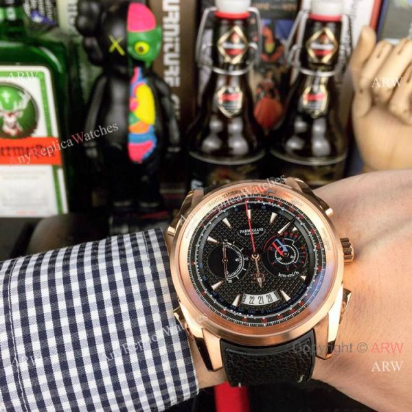 New Copy Parmigiani Fleurier Bugatti Aerolithe White Dial Rose Gold Watches 45mm New Copy Parmigiani Fleurier Bugatti Aerolithe White Dial Rose Gold Watches 45mm