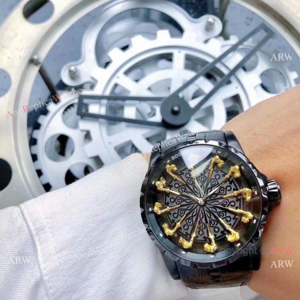 New Copy Roger Dubuis Excalibur RDDBEX0495 SS Gray Dial Watch New Copy Roger Dubuis Excalibur RDDBEX0495 SS Gray Dial Watch
