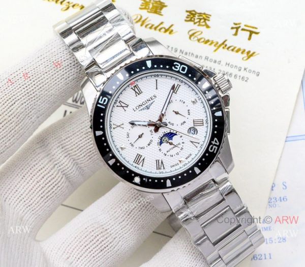 Longines HydroConquest 2-Tone Black Bezel Watches New Replica Longines HydroConquest 2-Tone Black Bezel Watches New Replica