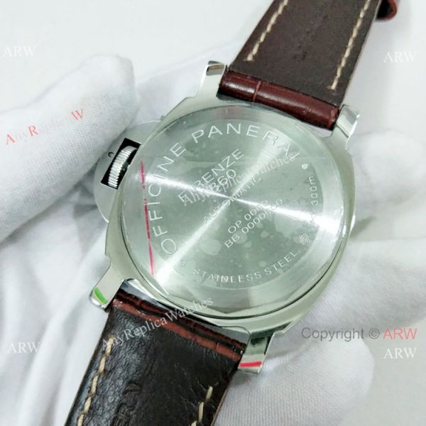 Fake Panerai Luminor GMT PAM00088 Watch Ss Brown Leather Band Fake Panerai Luminor GMT PAM00088 Watch Ss Brown Leather Band