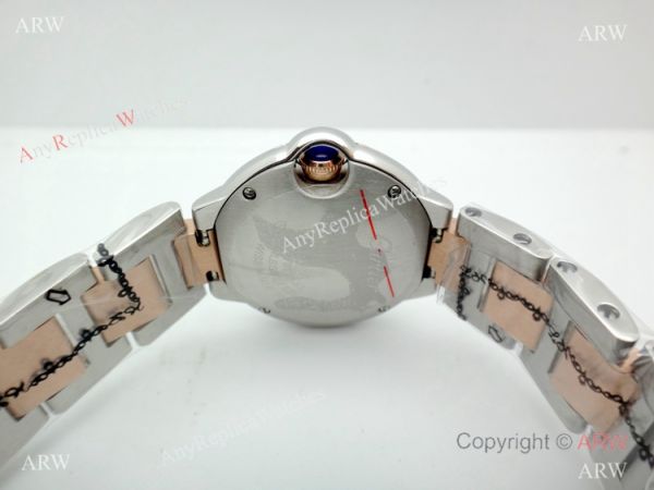 Knock off Ballon Bleu de Cartier 2-Tone Rose Gold 28mm Lady Watch Knock off Ballon Bleu de Cartier 2-Tone Rose Gold 28mm Lady Watch