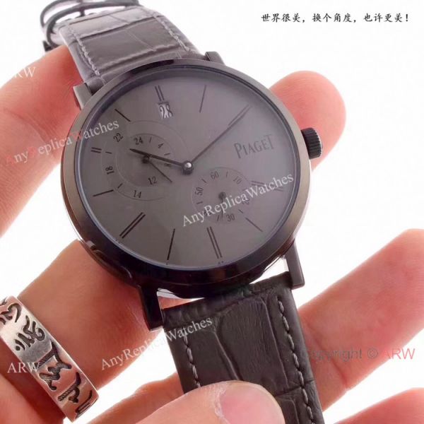 New Copy Piaget Altiplano Watch Black Case Leather Strap New Copy Piaget Altiplano Watch Black Case Leather Strap