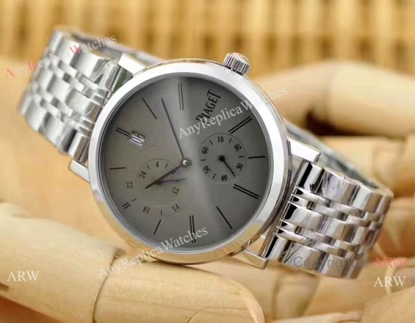 New Style Replica Piaget Altiplano Stainless Steel Black Face Watch New Style Replica Piaget Altiplano Stainless Steel Black Face Watch