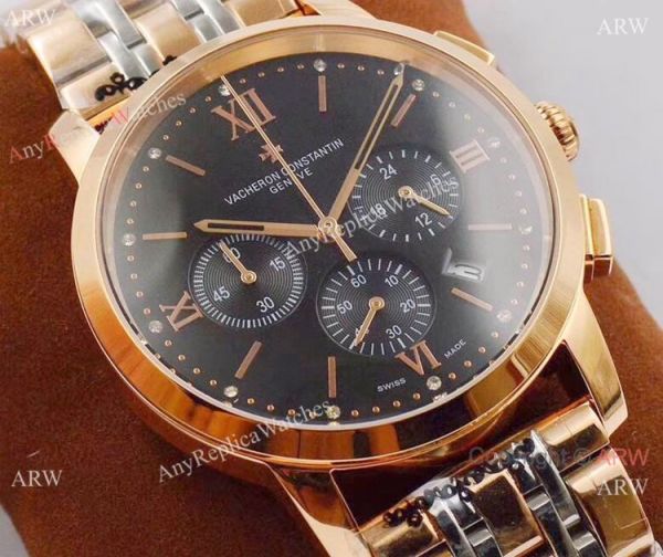 Vacheron Constantin Geneve VK 2 Tone Rose Gold Watch 42mm Vacheron Constantin Geneve VK 2 Tone Rose Gold Watch 42mm