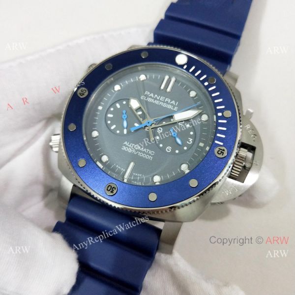 Copy Panerai Luminor Submersible PAM00982 Watch SS Blue Bezel Copy Panerai Luminor Submersible PAM00982 Watch SS Blue Bezel