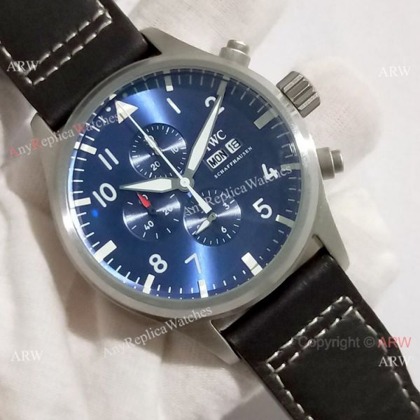 New Iwc Pilot Spitfire Blue Chronograph Watch High Quality Replica Watches China New Iwc Pilot Spitfire Blue Chronograph Watch High Quality Replica Watches China