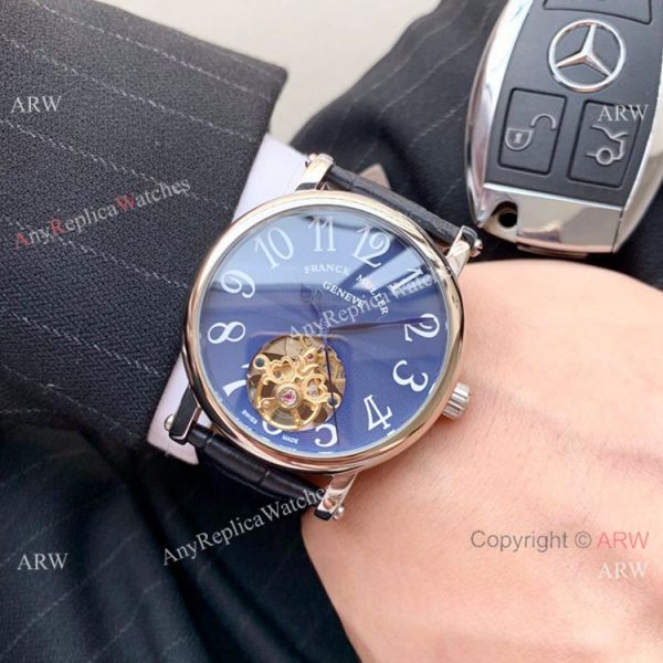 Clone Franck Muller Geneve Tourbillon Rose Gold Men Watch 42mm Clone Franck Muller Geneve Tourbillon Rose Gold Men Watch 42mm