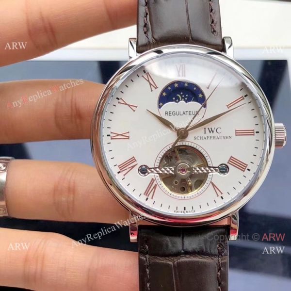 IWC Tourbillon Moonphase Portofino SS White Dial Watches High Quality Replica Watches China IWC Tourbillon Moonphase Portofino SS White Dial Watches High Quality Replica Watches China