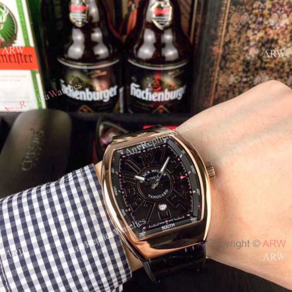 High Quality Franck Muller Vanguard Yachting Rose Gold Knock off Watches China High Quality Franck Muller Vanguard Yachting Rose Gold Knock off Watches China