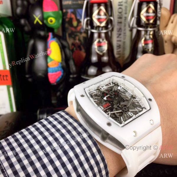 Richard Mille RM 012 White Ceramic Men Watch Swiss Quality Replica Richard Mille RM 012 White Ceramic Men Watch Swiss Quality Replica