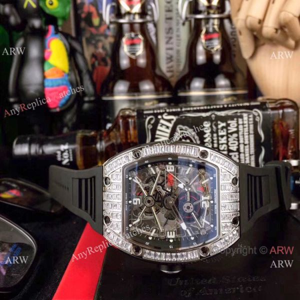Richard Mille RM012 Rose Gold Diamond Watch Swiss Quality Richard Mille RM012 Rose Gold Diamond Watch Swiss Quality