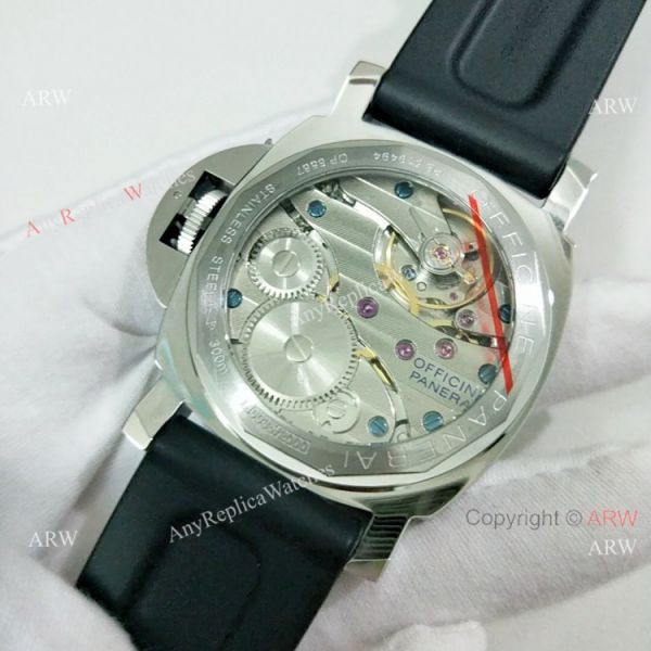 Copy Panerai Luminor PAM00112 Watch Black Dial Black Rubber Strap Copy Panerai Luminor PAM00112 Watch Black Dial Black Rubber Strap