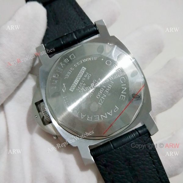 Panerai Luminor Daylight Automatic Watch SS Black Dial Panerai Luminor Daylight Automatic Watch SS Black Dial