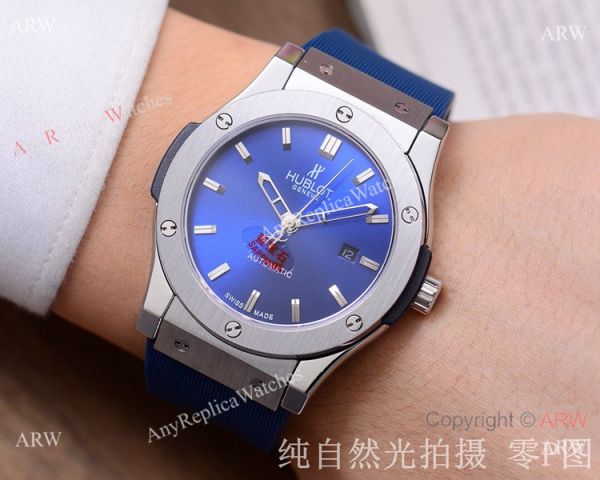 Copy Hublot Classic Fusion Watch 42mm SS Case Purple Dial Copy Hublot Classic Fusion Watch 42mm SS Case Purple Dial