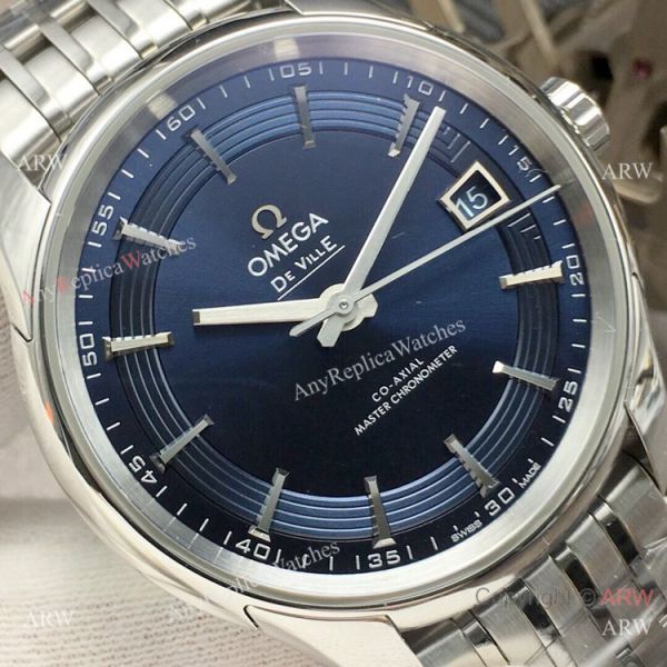 Swiss Replica Omega DeVille Hour Vision Stainless Steel Blue Dial Watch VS Factory 8900 Movement Swiss Replica Omega DeVille Hour Vision Stainless Steel Blue Dial Watch VS Factory 8900 Movement