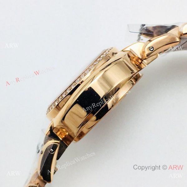 VSF Swiss Replica Longines PrimaLuna Lady Watch Rose Gold Diamond Bezel VSF Swiss Replica Longines PrimaLuna Lady Watch Rose Gold Diamond Bezel