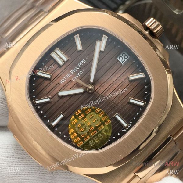 Swiss Copy Patek Philippe Nautilus GB Factory CAL.324 Watch Rose Gold 40mm Swiss Copy Patek Philippe Nautilus GB Factory CAL.324 Watch Rose Gold 40mm