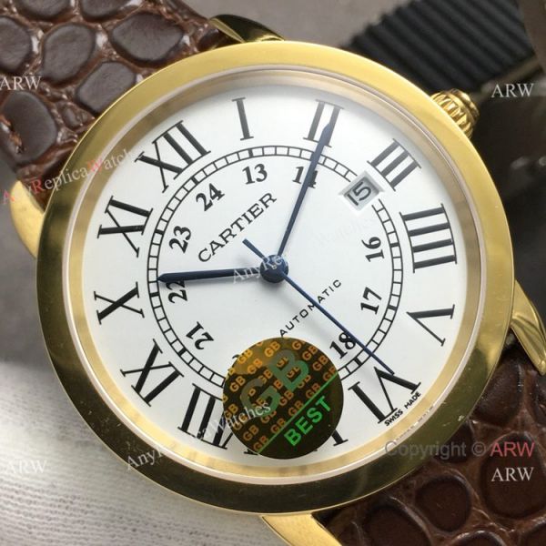 (GB)Swiss Copy Cartier Ronde Solo De Watch Yellow Gold (GB)Swiss Copy Cartier Ronde Solo De Watch Yellow Gold