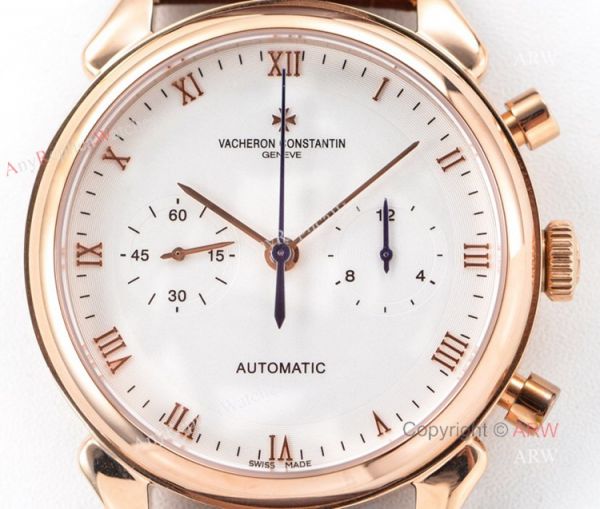 Swiss Replica Vacheron Constantin Geneve Rose Gold White Dial Watch 42mm Swiss Replica Vacheron Constantin Geneve Rose Gold White Dial Watch 42mm