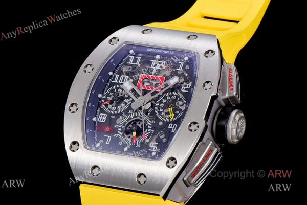KV Factory Replica Richard Mille RM011-FM Black Kite Flyback Chronograph Watch KV Factory Replica Richard Mille RM011-FM Black Kite Flyback Chronograph Watch