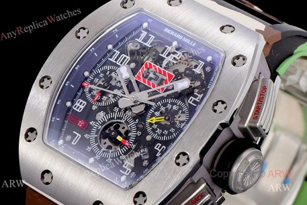 KV Factory Richard Mille RM 011 Black Kite Replica Watches With Camouflage Rubber Strap KV Factory Richard Mille RM 011 Black Kite Replica Watches With Camouflage Rubber Strap