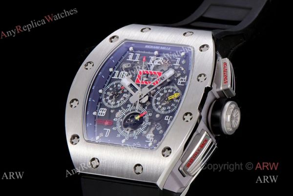 KV Factory Replica Richard Mille RM 011-FM Felipe Massa Black Kite Flyback Chronograph Watch KV Factory Replica Richard Mille RM 011-FM Felipe Massa Black Kite Flyback Chronograph Watch