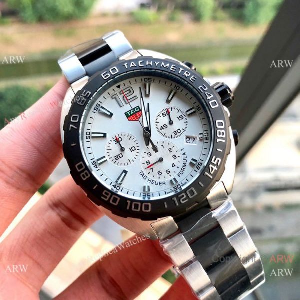 New Copy Tag Heuer F1 Formula 1 Chronograph Watches Orange and White New Copy Tag Heuer F1 Formula 1 Chronograph Watches Orange and White