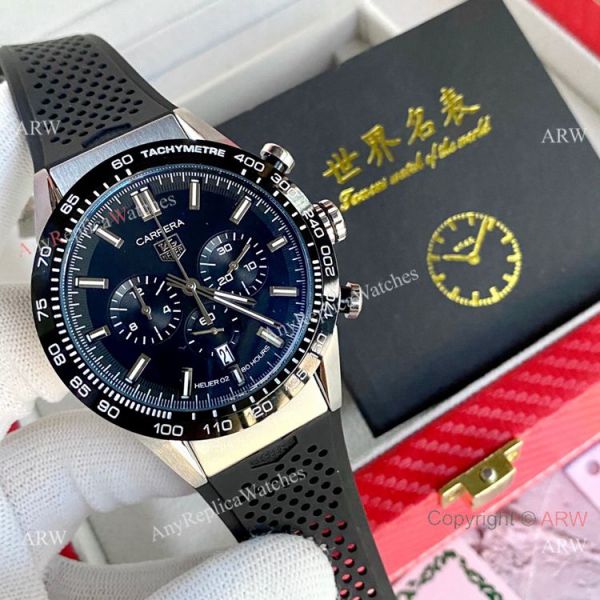 2020 New Replica Tag Heuer Carrera Heuer 02 Blue Dial Watch 2020 New Replica Tag Heuer Carrera Heuer 02 Blue Dial Watch