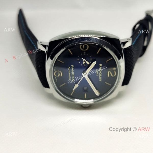 New Copy Panerai Radiomir GMT PAM945 44mm Watch Gradient Blue New Copy Panerai Radiomir GMT PAM945 44mm Watch Gradient Blue