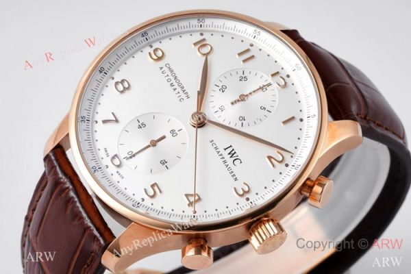 ZF Factory V2 Version IWC Portuguese Chronograph Watch Rose Gold White Dial ZF Factory V2 Version IWC Portuguese Chronograph Watch Rose Gold White Dial