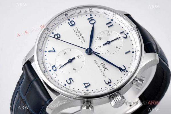 Swiss Grade One Copy IWC Portuguese ZF Factory V2 ETA7750 Watch IW371417 Blue Arabic Markers Swiss Grade One Copy IWC Portuguese ZF Factory V2 ETA7750 Watch IW371417 Blue Arabic Markers